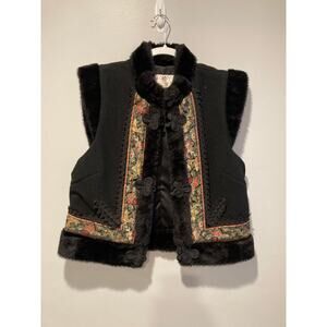 UNIQUE! Samii Clothes Nordic VEST Scandinavian Ethnic Gay Ellis wool sz S Frozen